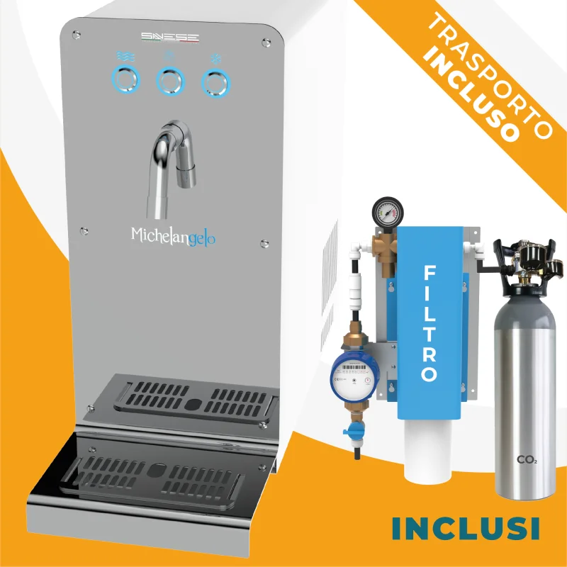 Water Professional: Michelangelo + Microfiltration + CO2